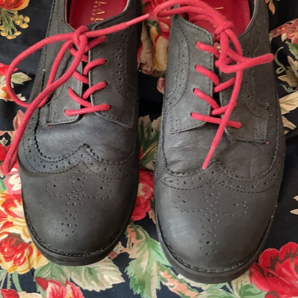 Nubuck Suede Ralph Lauren Oxfords - Picture 6 of 6